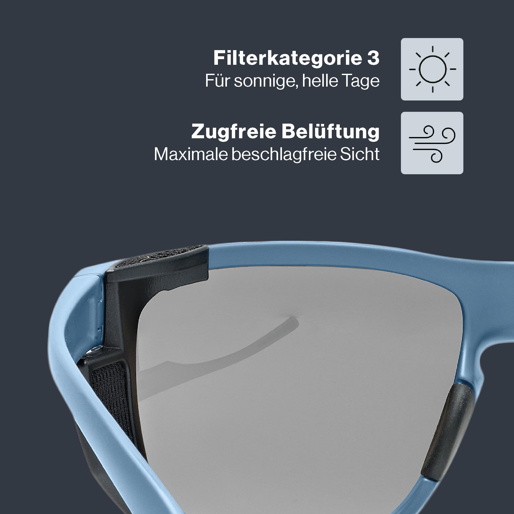 uvex sportstyle 312 - Outdoorbrille für Damen und Herren - 100% UVA-, B, C Schutz - beschlagfreies Sichtfeld