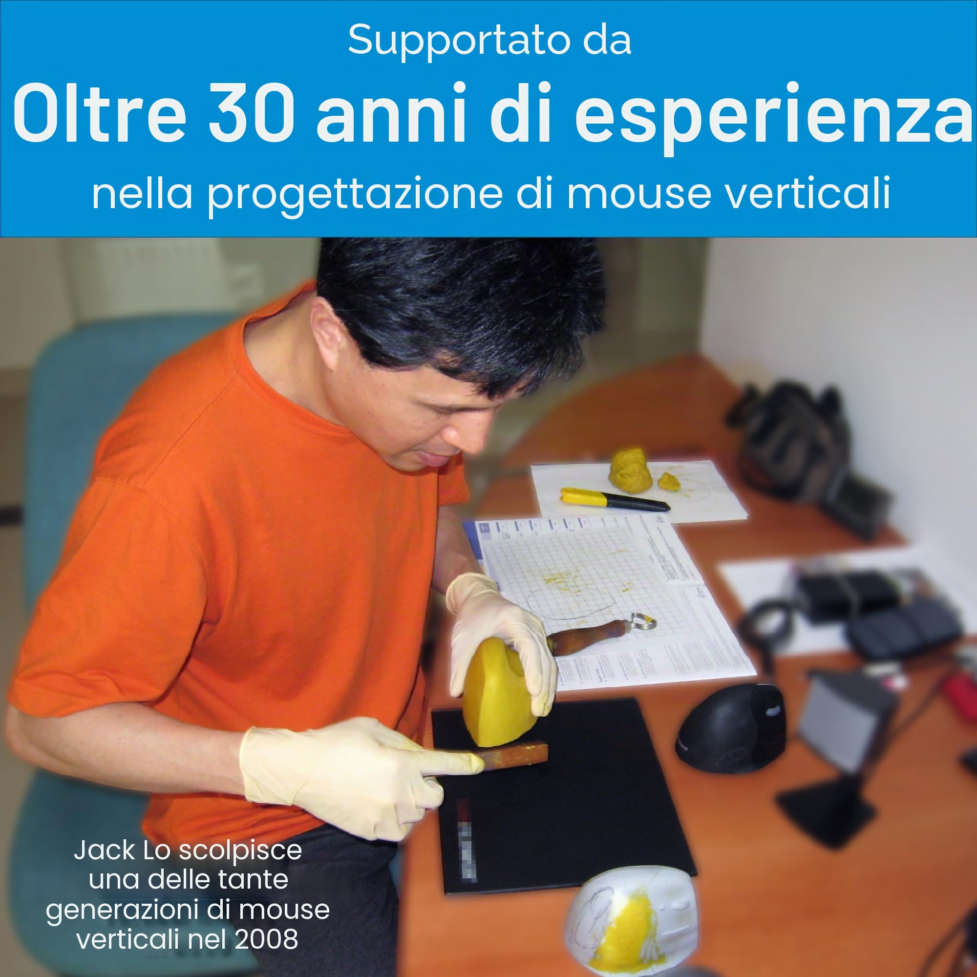 Evoluent Verticalmouse D Medium Mouse Ufficio Mano Destra Usb Tipo A Laser (evoluent Verticalmouse D - Right Handed Usb Wired - Medium. The New D or