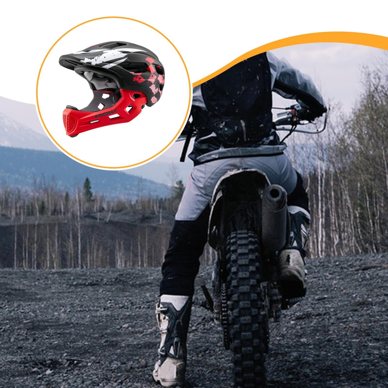 Harilla Casque de Vélo pour Enfants, Casque de Cyclisme pour Skateboard, Accessoires Cyclisme pour Enfants, Casque Intégral Réglable Antichoc pour Skateboard, Vélo, Roller, Rouge