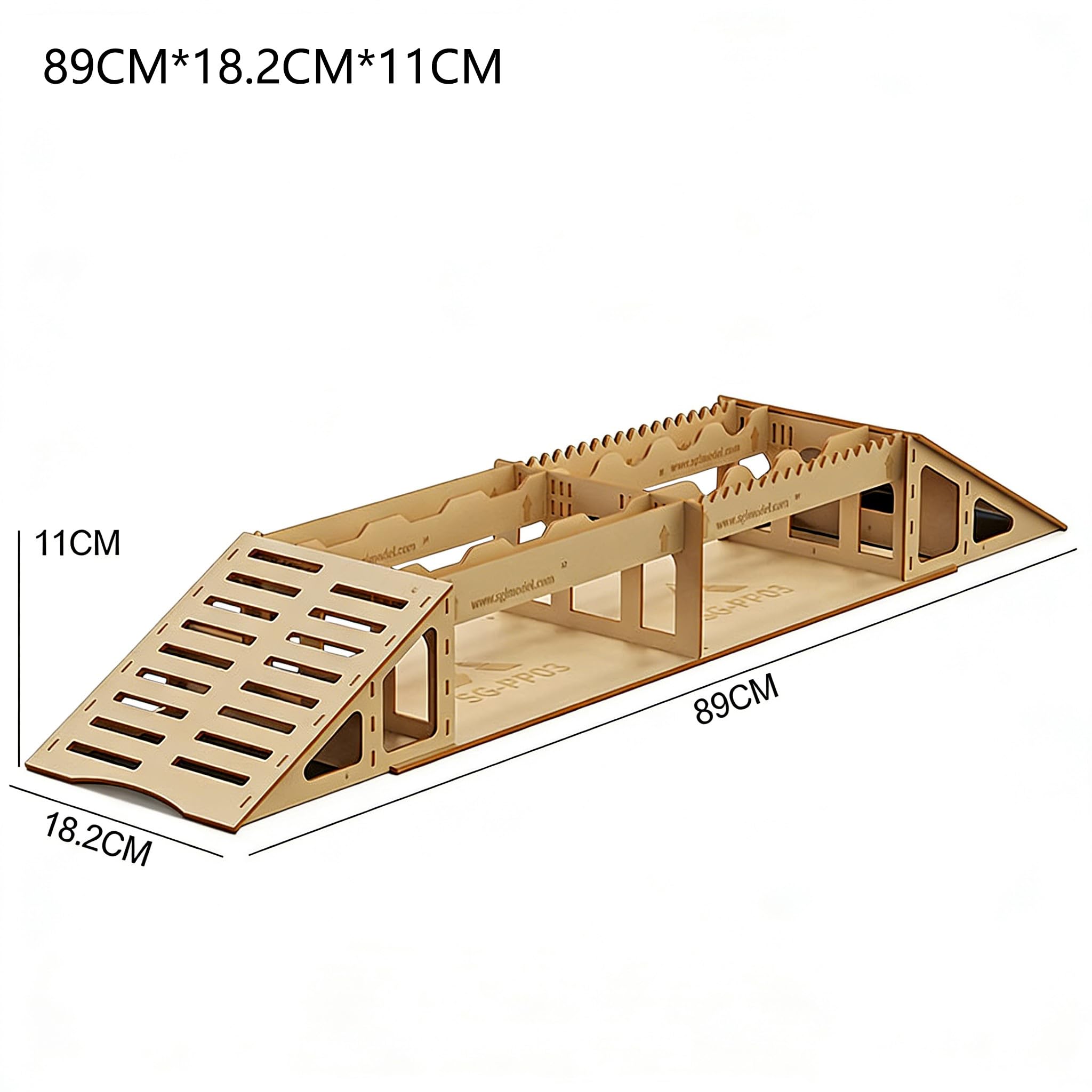 Amazon.com: RC Wood Bridge, Crawler Car Simulated Obstacle Steep