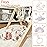 little dove Foldable Wooden Play Gym with 6 Toys - Infant Activity Gym for Baby Girls and Boys with Hanging Bar - Montessori Newborn Gift