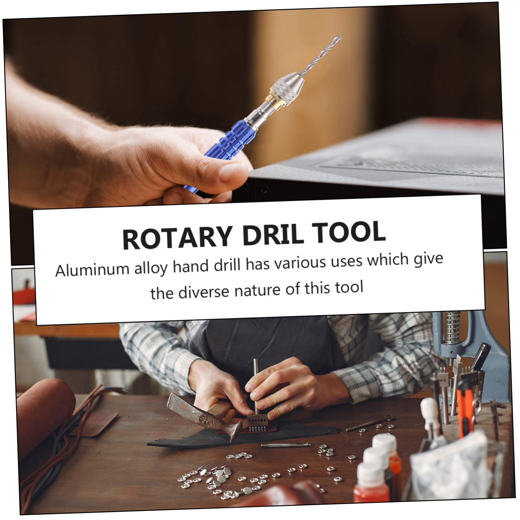 OFFSCH Watchs 1 Set Manual Drill Craft Drill 1mm Drill Bit Pin Vice Drill Pin Vise Drill for Jewelry Making PCB Drill Bits Small Hand Drill Watch Repair Tools Jewelry Drill Pen Drill