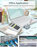 Vista 15 de BOYEEZON Paquete de 2 cintas para etiquetadoras TZe-131 de 0.472 in 0.47 laminadas transparentes, compatibles con Brother P Touch TZe-131 Negro