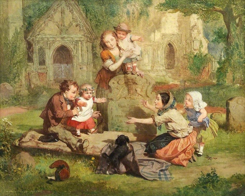 Impression toile Premiers pas Daniel Maclise deco mur