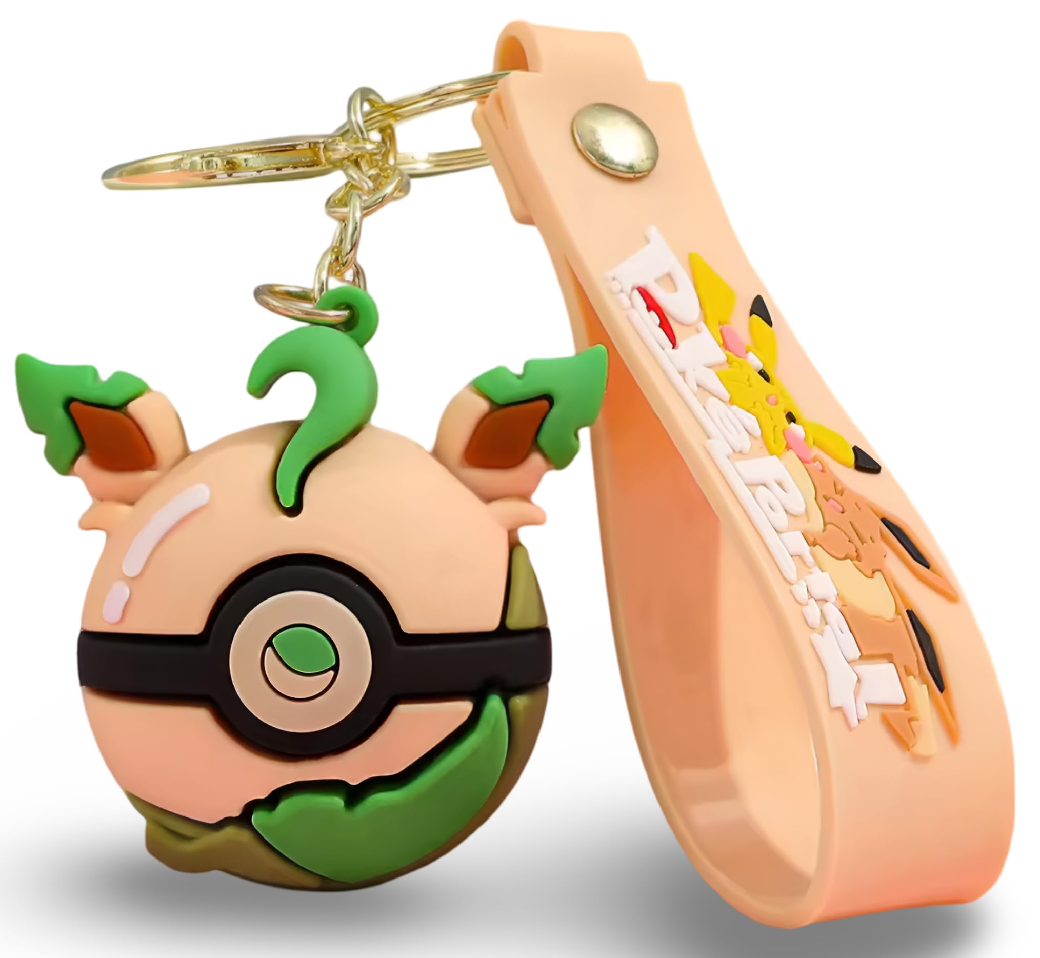 Pokemon | Pokeball Keyring/Bag Charm Figure | 15+ Years | Leafeon โ image 1