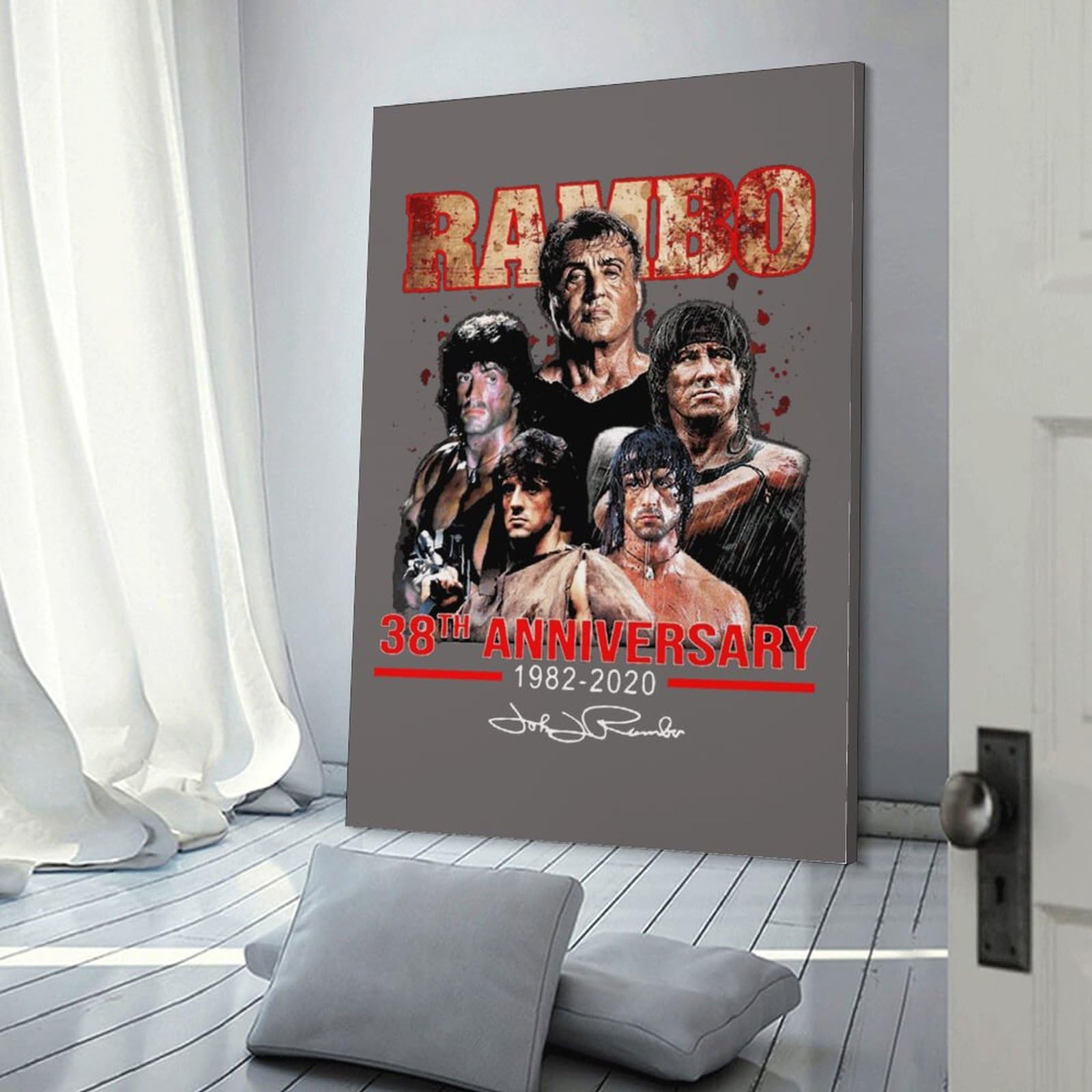 Amazon.co.jp: アートパネル 装飾画 ランボー 38th Anniversary アート