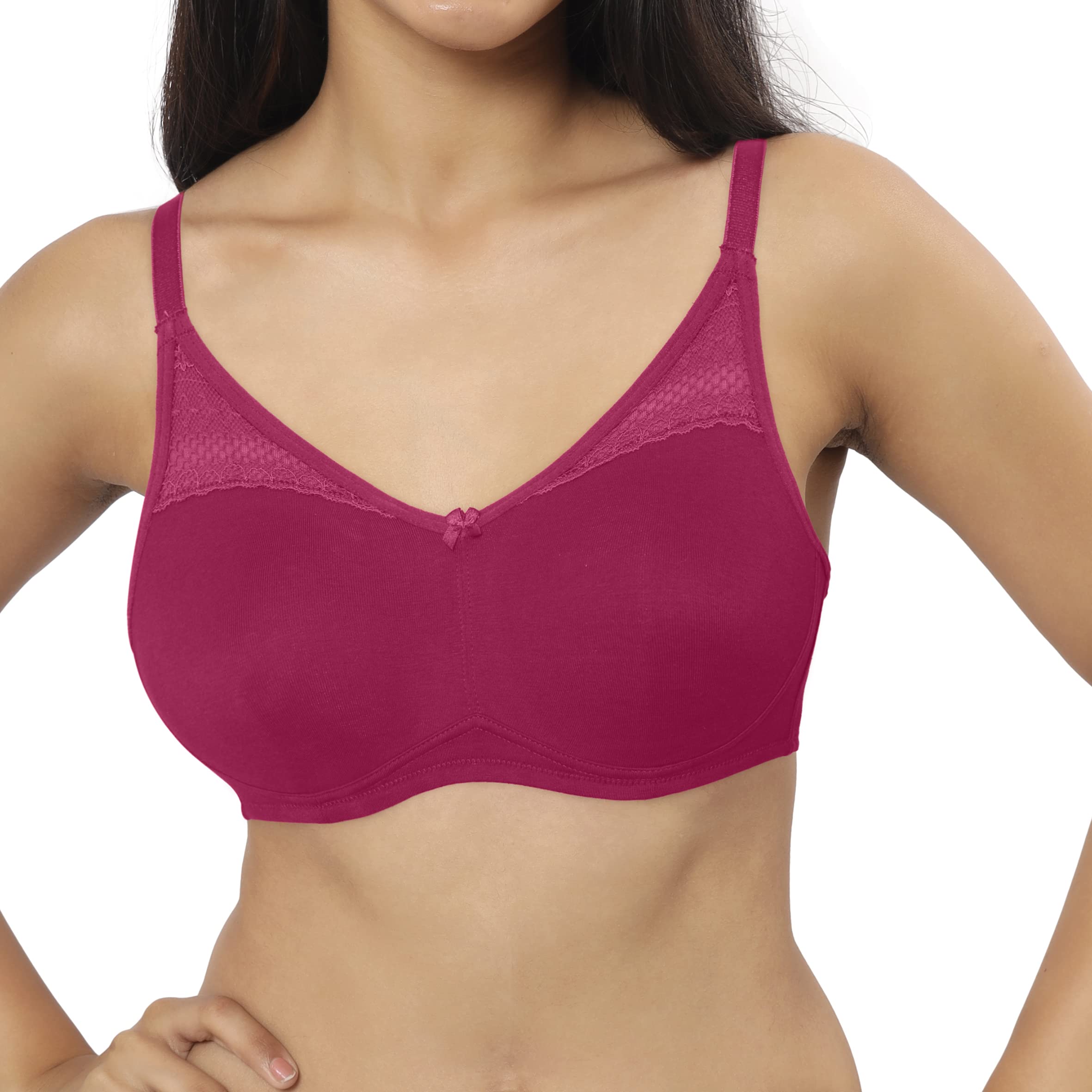 amante Solid Non Padded Non-Wired Full Coverage T-Shirt Bra-picture-13