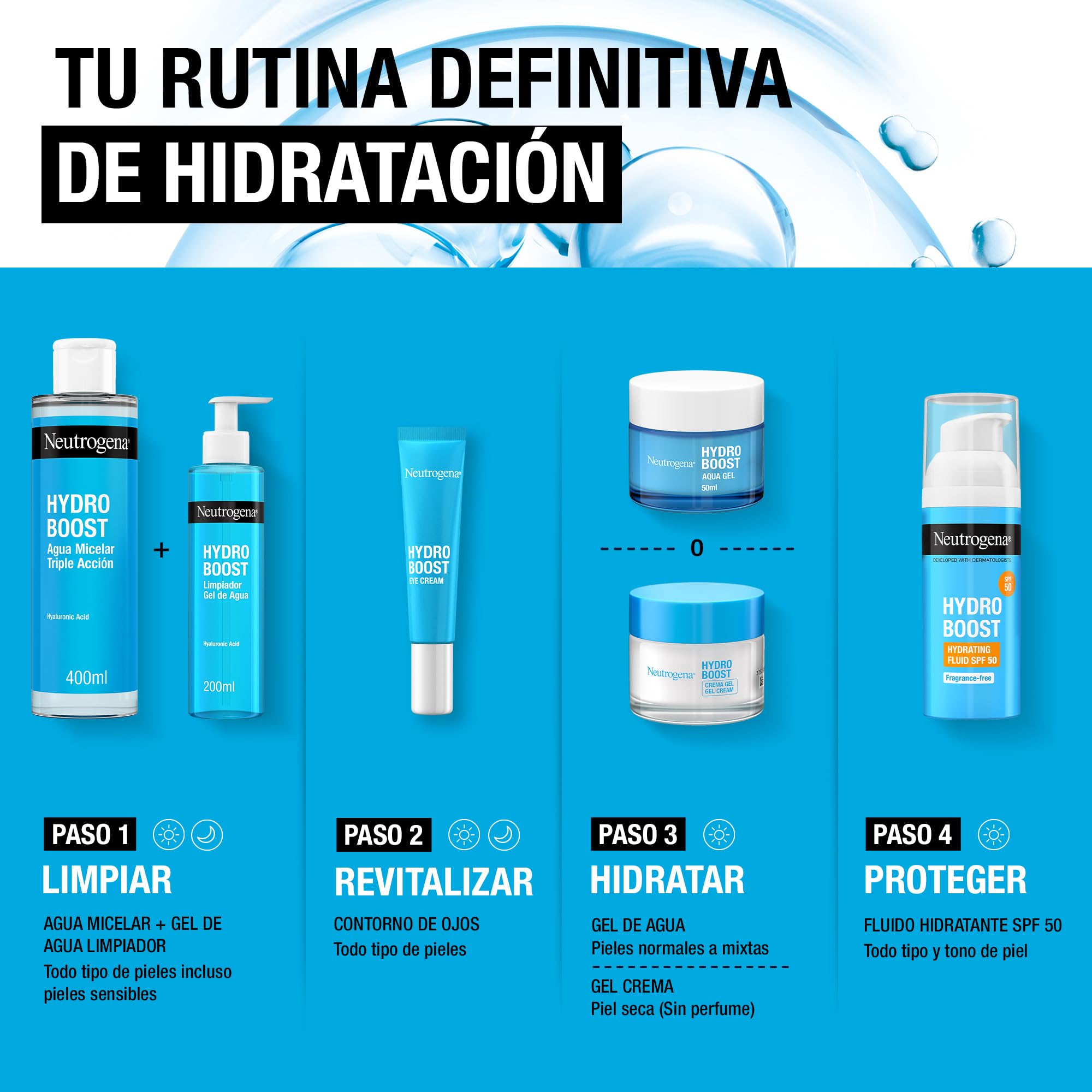 Hydro Boost + Cream SPF50+ 50 ml, 50 ml (Pack of 1) - Image 3