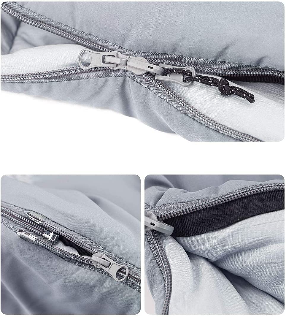 Naturehike Saco de Dormir Rectangular para Adultos y Niños - 3 Estaciones, Ligero, Impermeable, con Pies - para Senderismo, Mochilero y Camping