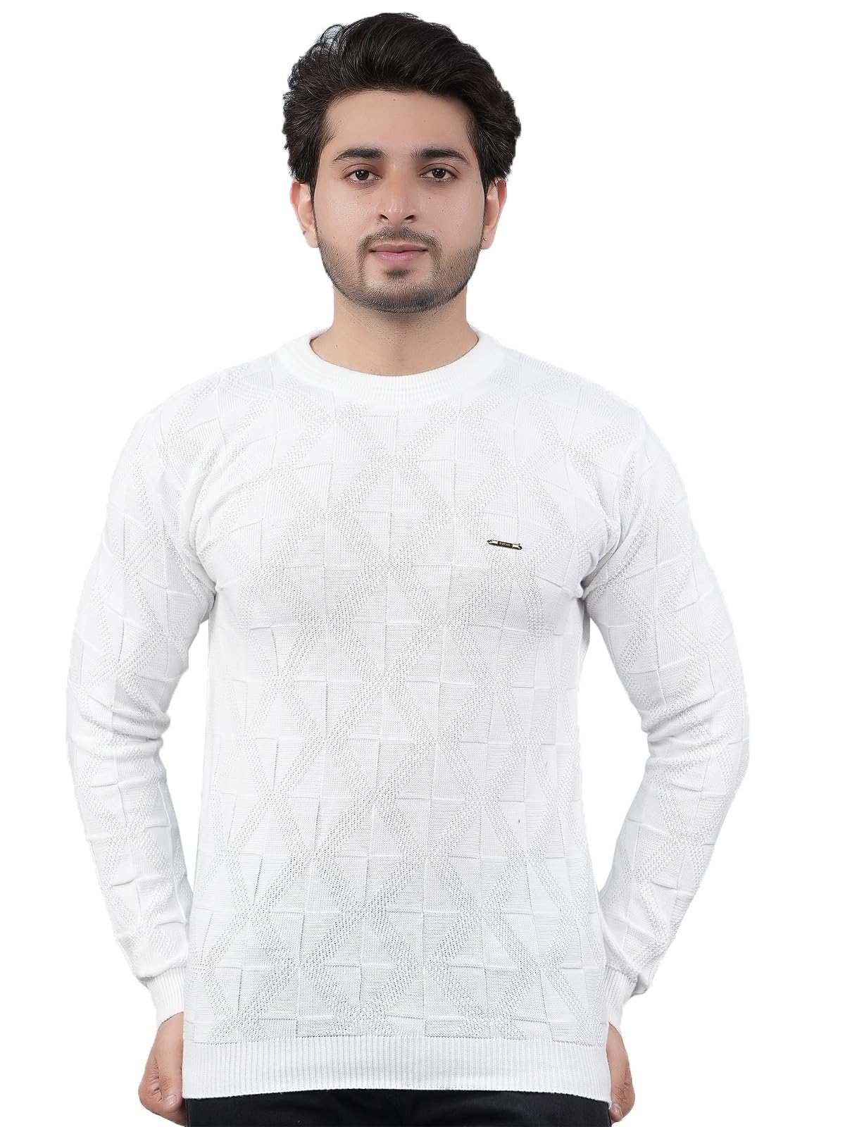 feverfew Stylish Roundneck Pullover | Men's Knitted Sweater | Casual Sweater for Men | Pullover Sweater-picture-16