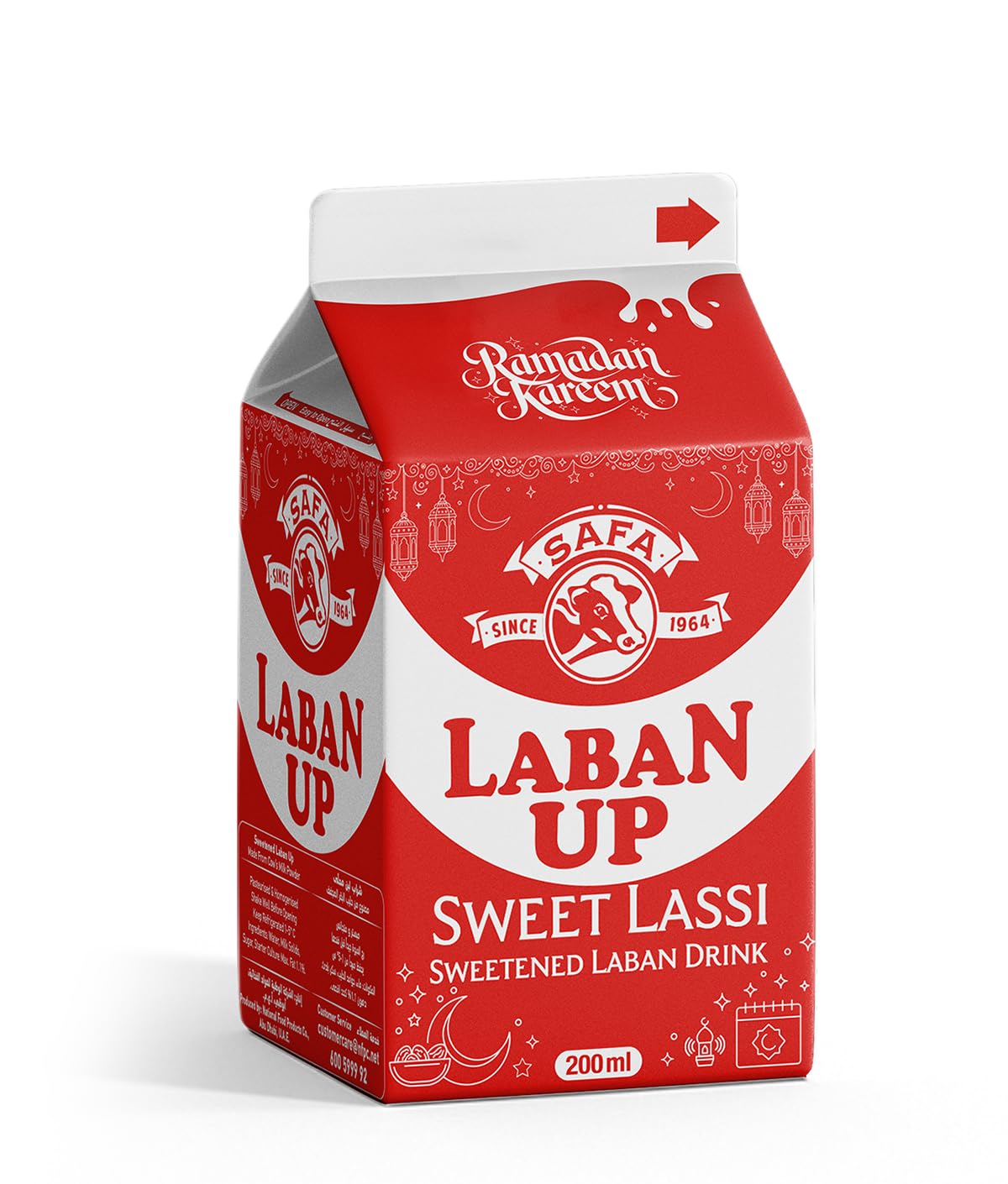Safa Laban Up Sweet Lassi 200ml