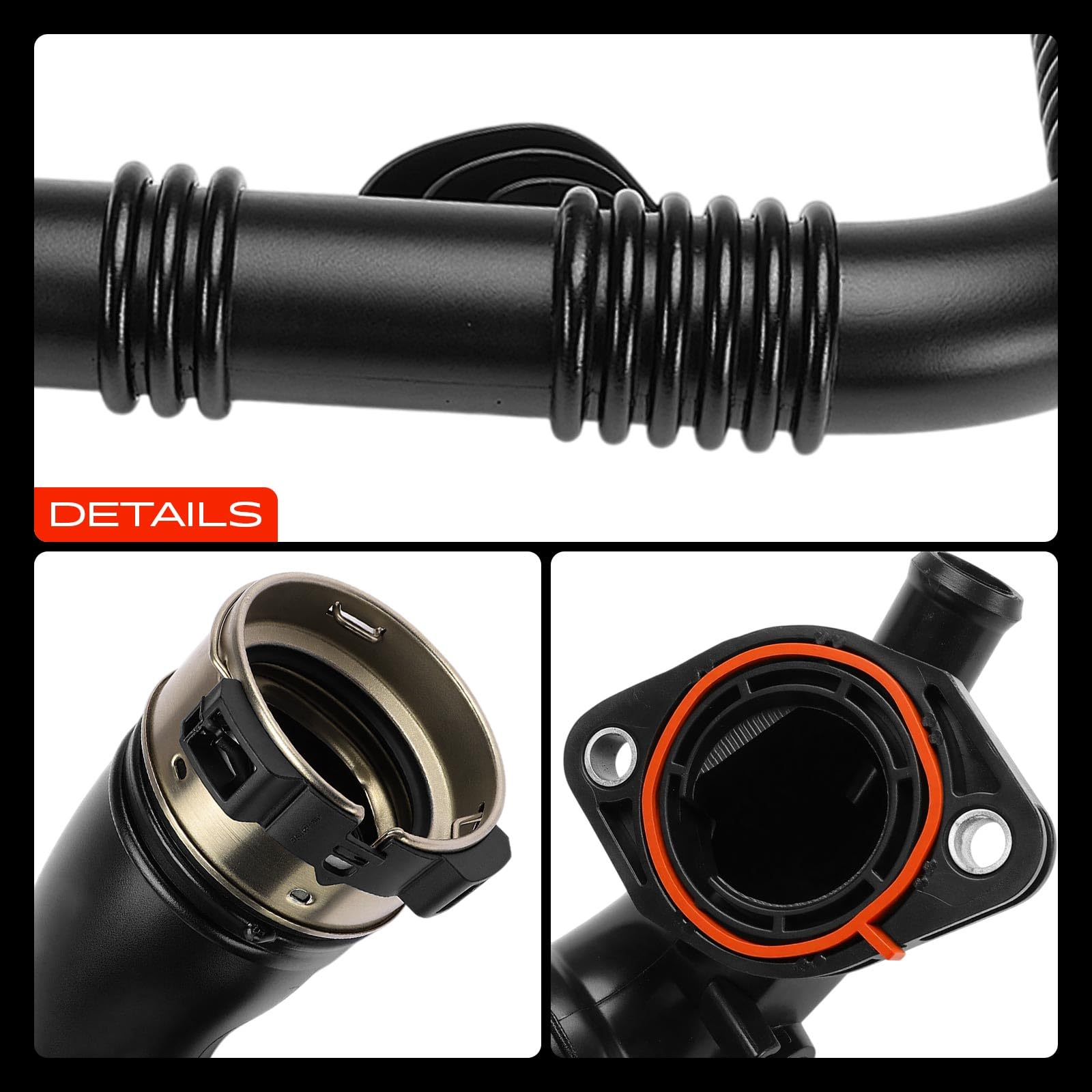 Frankberg Tuyau d'air de suralimentation, tuyau turbo 144604EJ0D, | Avec collier de serrage; 144604EJ0B; Compatible avec:
