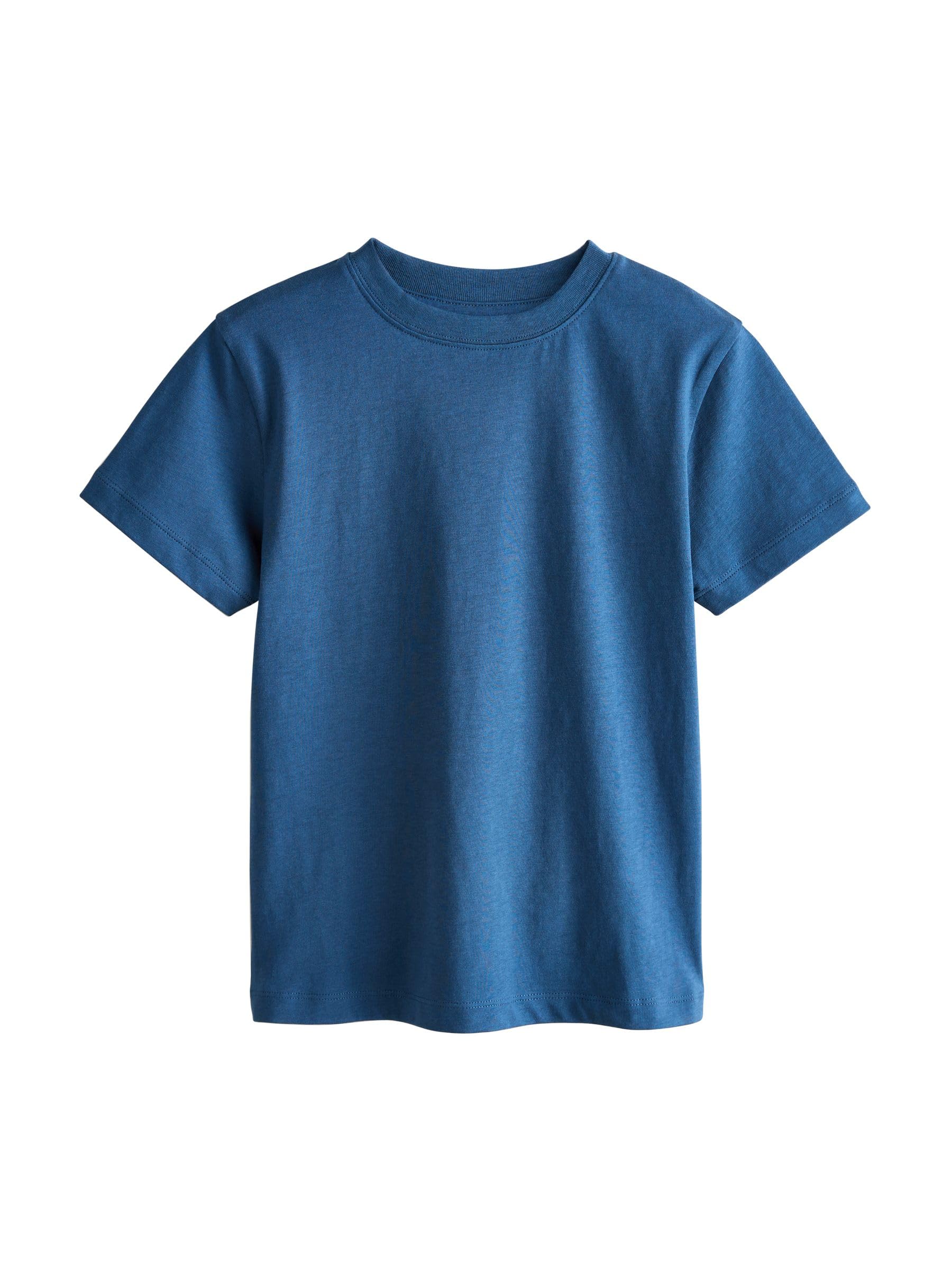 NEXT Niños Pack de 8 Camisetas de Manga Corta de Corte estándar