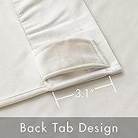 Vista 46 de MIULEE Cortinas de terciopelo de 63 pulgadas de largo, 2 paneles de cortinas opacas de lujo para dormitorio, sala de estar, cortinas de ventana