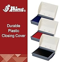 Vista 6 de Shiny SHI-40127 Almohadilla de sello de goma, 2 1/4 "x 3 1/2", seco/sin tinta