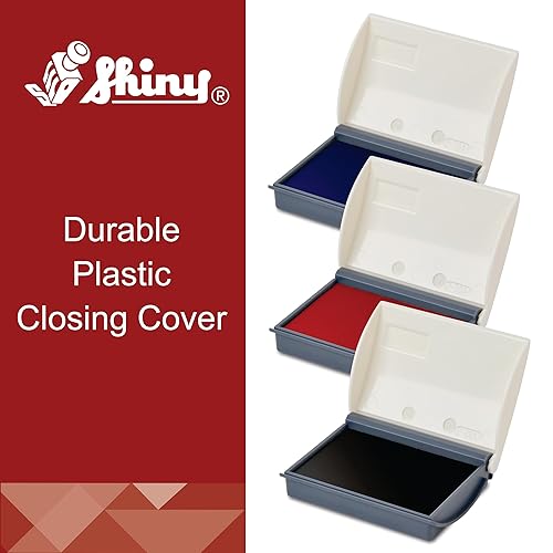 Miniatura 6 de Shiny SHI-40127 Almohadilla de sello de goma, 2 14 "x 3 12", secosin tinta