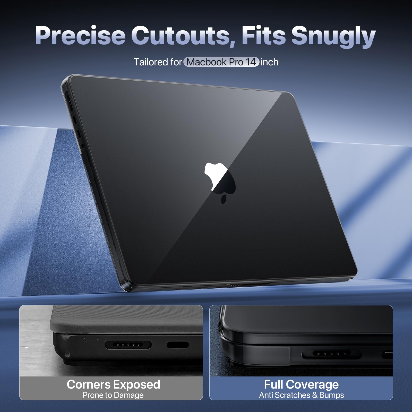 Custodia Laptop JETech Per 14 Pollici MacBook - Impermeabile Con Tasca - Compatibile Con Modelli 2021-2024 - Foto 2