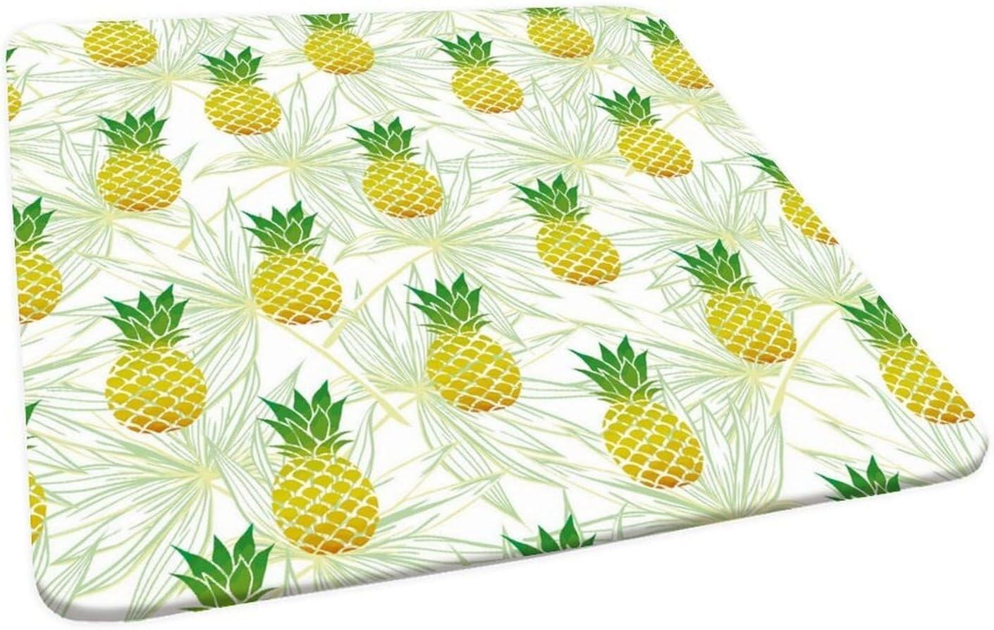 Nappe élastique carrée en polyester marbré antidérapante pour intérieur