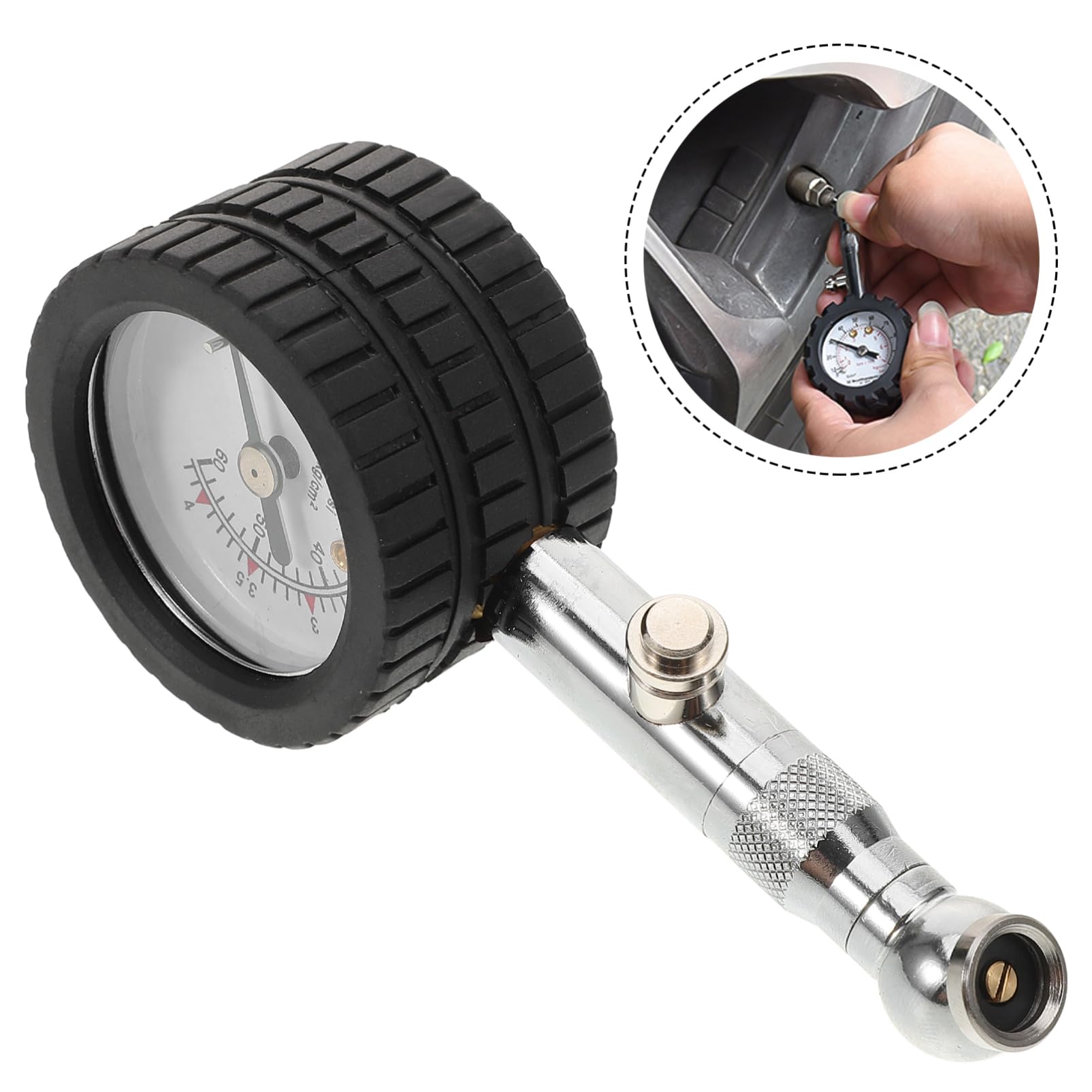 3 Pezzi Manometro Pressione Pneumatici Misuratore Di Pressione Dei Pneumatici Gonfiabile Monitor Della Pressione Manometro Per Il Test Della Pressione Auto Kit Gomma Da Cancellare