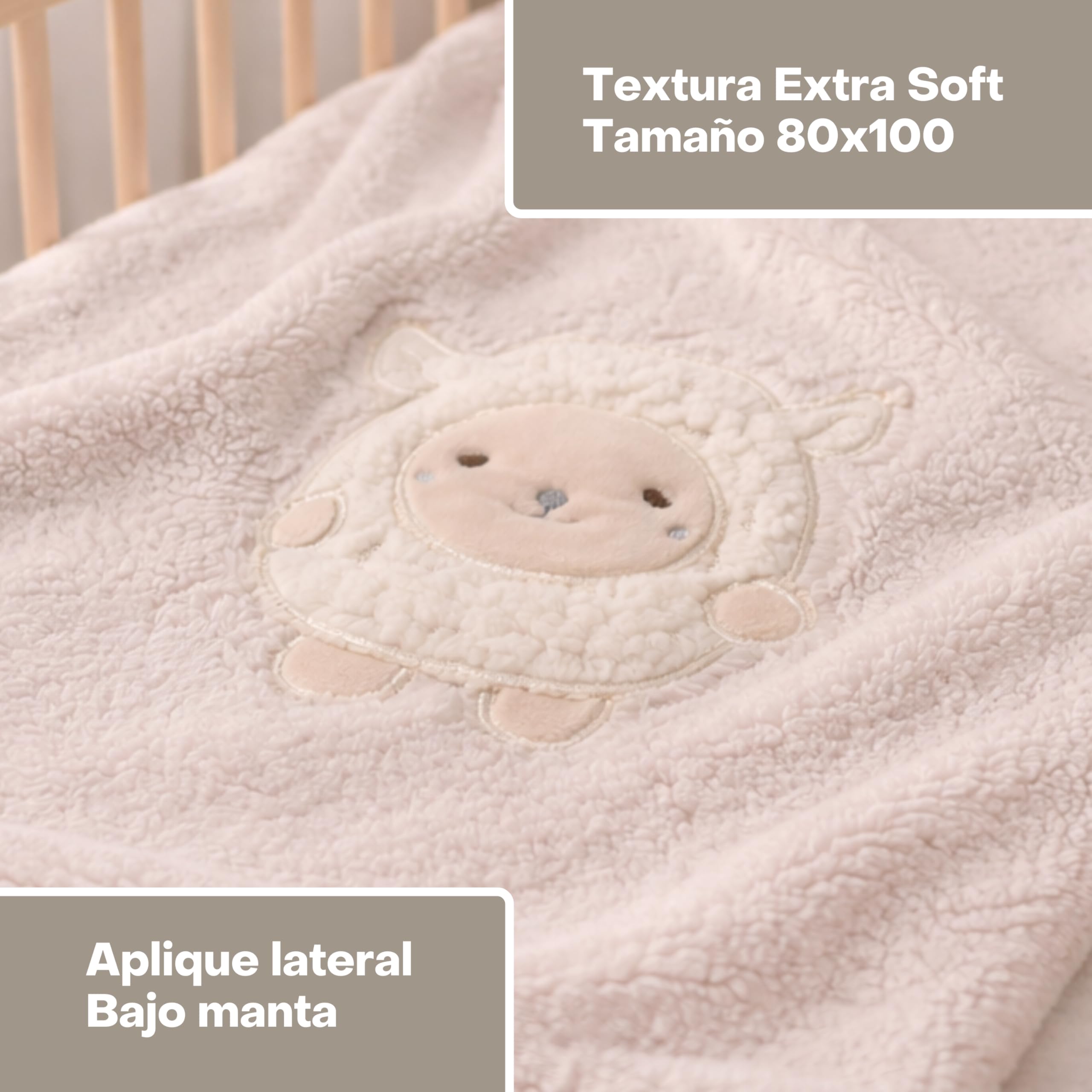 Cesta Bebé Personalizada Mi Ovejita, Regalo Recién Nacido con Manta Coralina, Peluche Ovejita, Cepillo y Peine Personalizados y Gasa Bordada (Rosa)