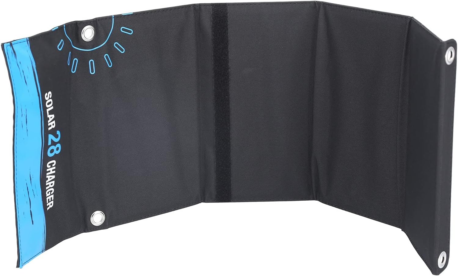 DC 5V 28W Solar Charger Panel Portable Foldable Solor Phone Charger Panel for Mobile Phones Camping and Travel