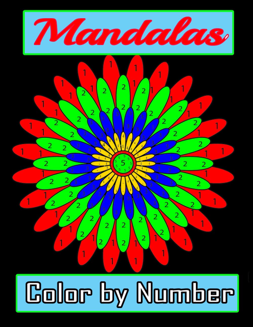 Buy MANDALA Color by Number Color by Number Coloring Book for Adults