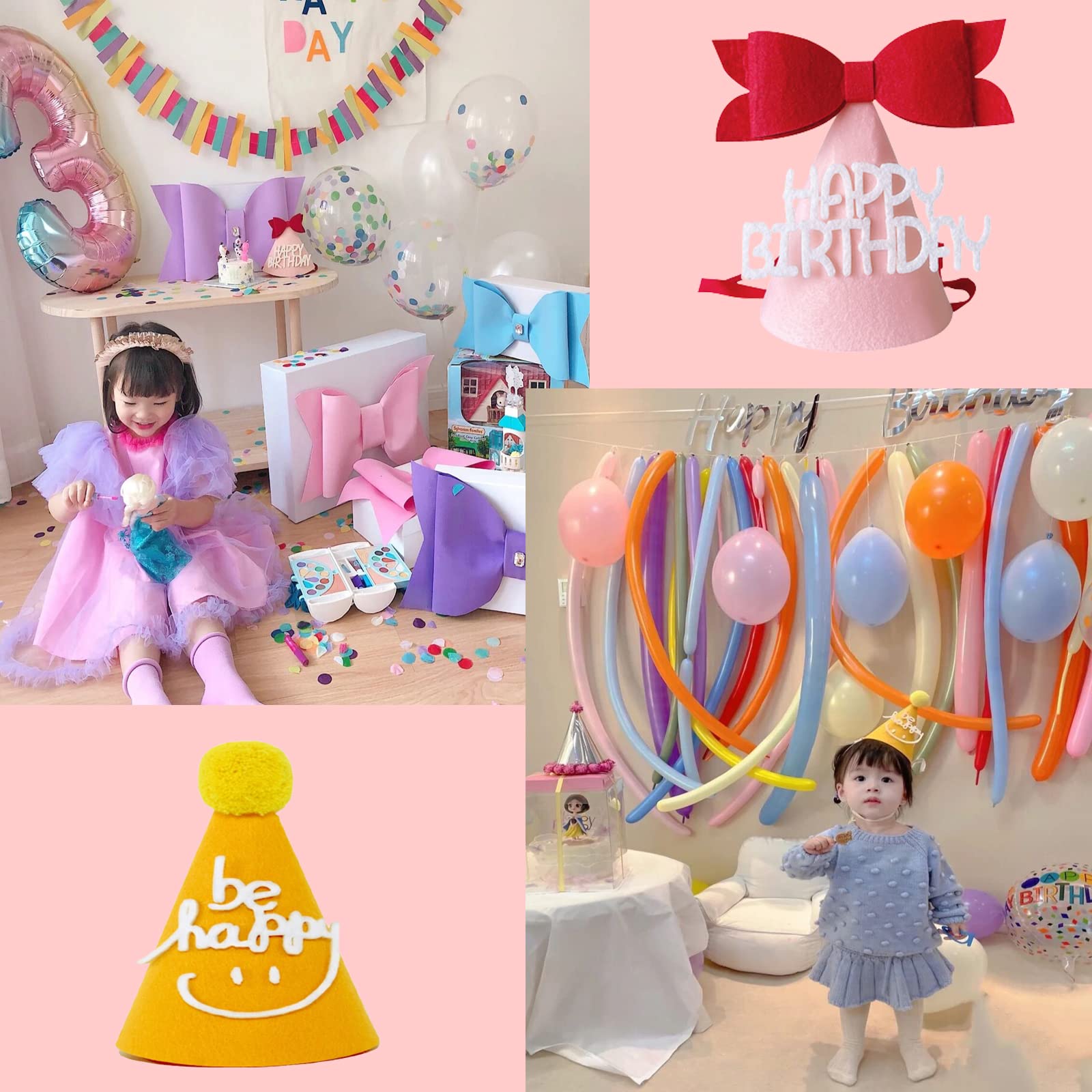 Amazon.co.jp: ZHEJIA バースデーハット【3個セット】誕生日 