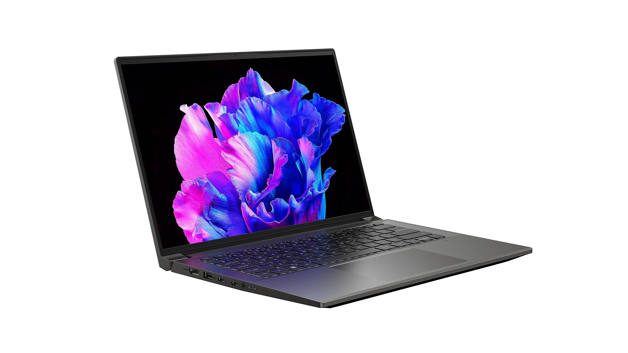 Acer Swift X (SFX14-71G-55SR) Ultrabook/Ordinateur Portable, écran OLED 14" WQ2.8K, Intel Core i5-13500H, 16 Go de RAM, SSD 512 Go, NVIDIA GeForce RTX 4050, Windows 11, Clavier QWERTZ, Gris