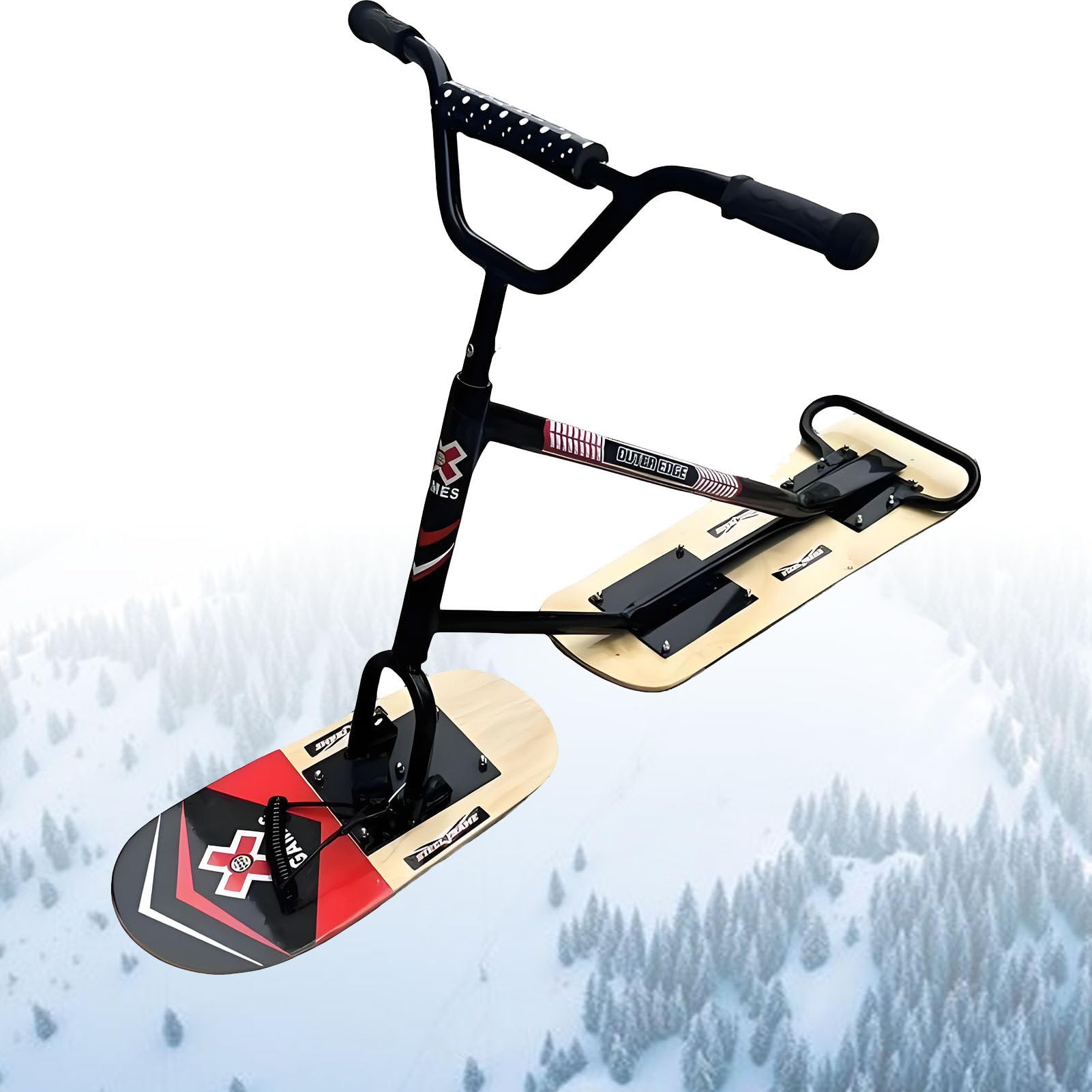 Trottinette des Neiges pour Adultes et Adolescents Woodcolor