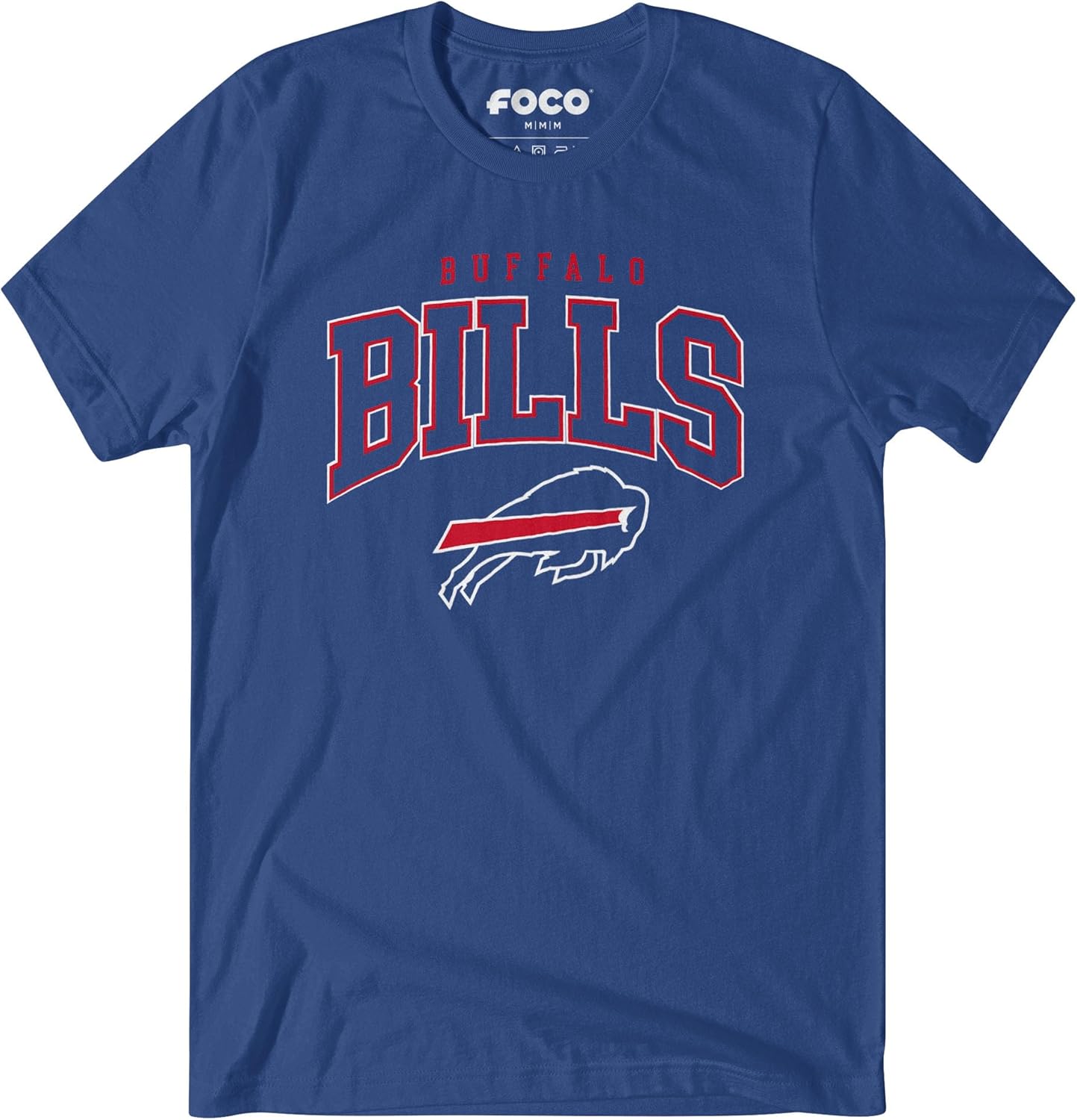 FOCO NFL Unisex-Adult NFL Team Logo Classic Arched Logo Shirt Short Sleeve T-Shirt - Image 2