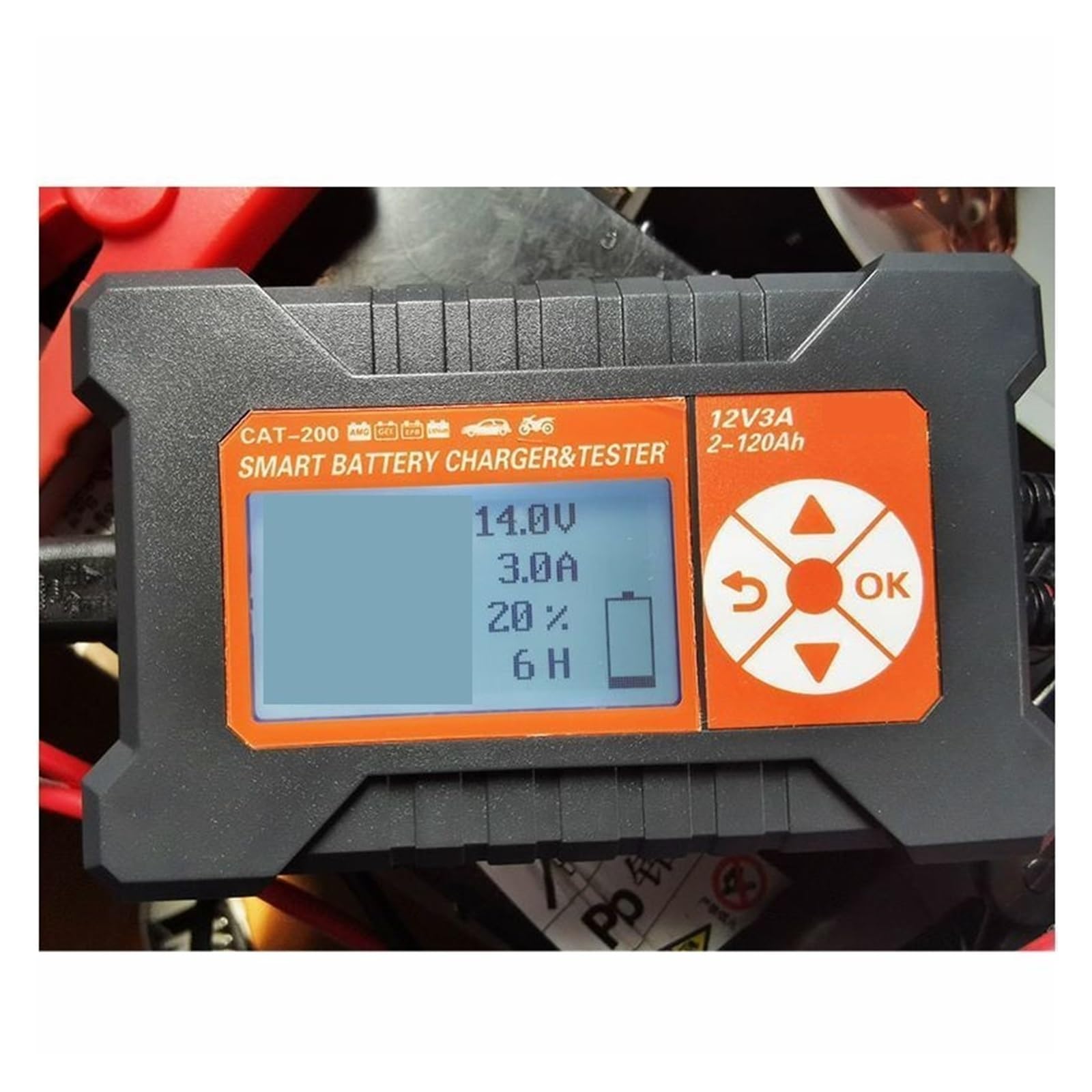 Inteligentna Ładowarka Do Testowania Akumulatorów Samochodowych Uniwersalny Tester 12V Akumulator Start-stop Szybkie Dokładne Wykrywanie