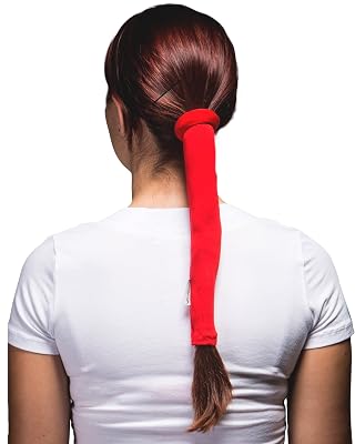 Motorcycle Ponytail Wrap (Red)