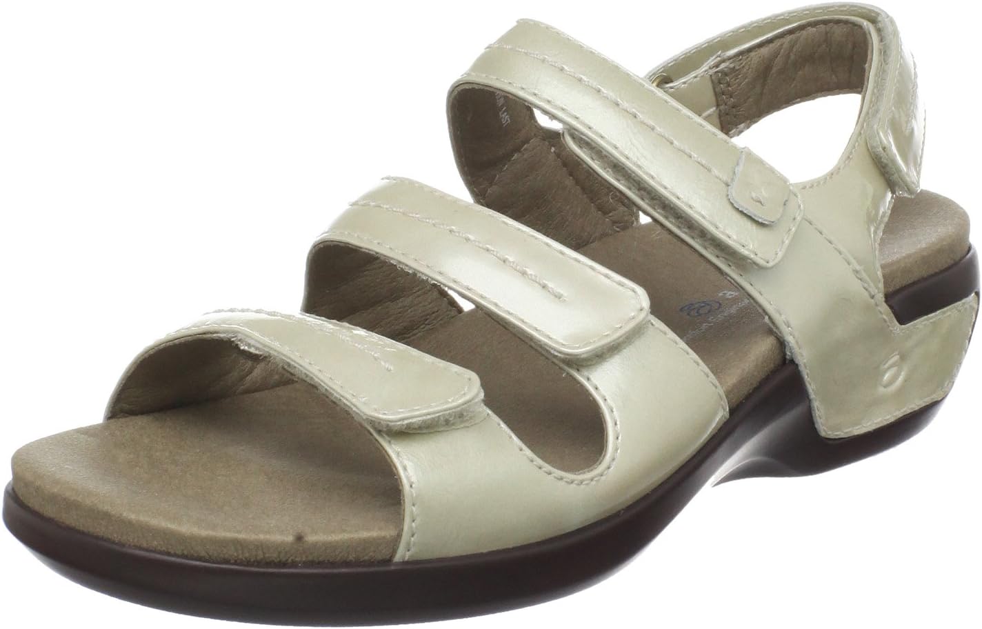 Aravon Women's Keri Flat Sandals, Beige, 6