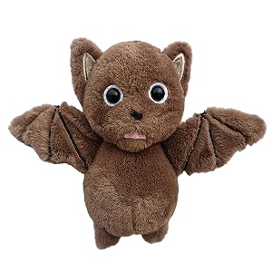 Cuddly Soft Plush Realistic Bat Figures Halloween Stuffed Animals Toy Doll 6 Lifelike Bat Plushie Toys Best Birthday