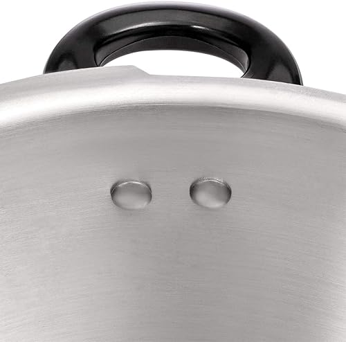 Miniatura 5 de Barton - Olla a presión de 6.0 cuartos de galón, válvula de liberación de olla de aluminio, estufa de liberación de presión, estufa de cocción