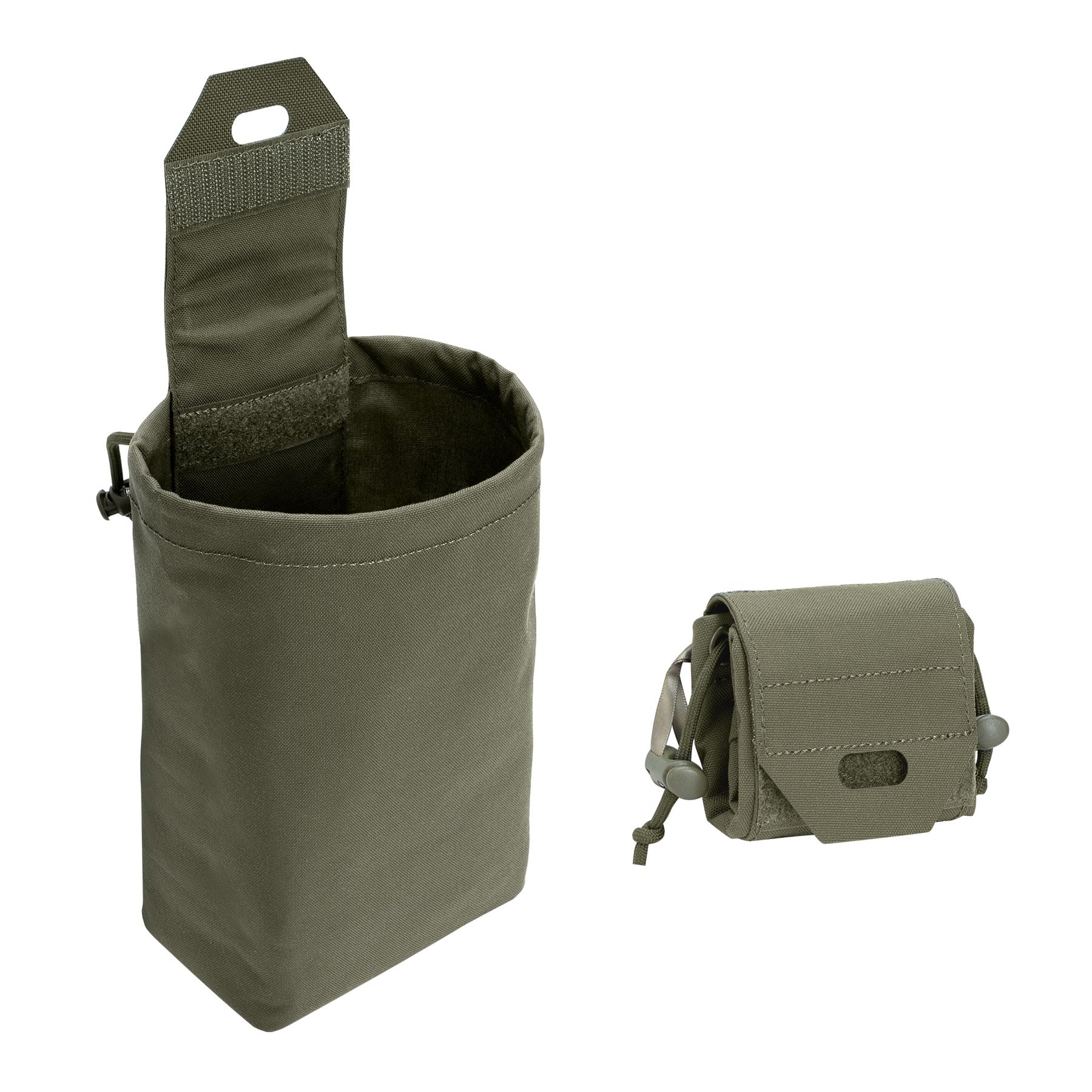 IDOGEAR Molle Dump Pouch Mini Folding Recycling Bag molle Waist Tool Sundries Bag Magazine Utility Pouch for Molle Belt Tactical Vest Backpack