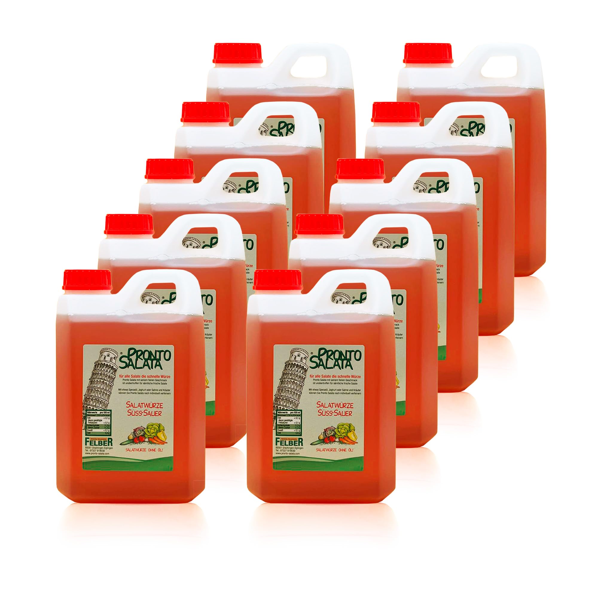 Felber Pronto Salata Salatwürze süss-sauer 10 x 2 Liter