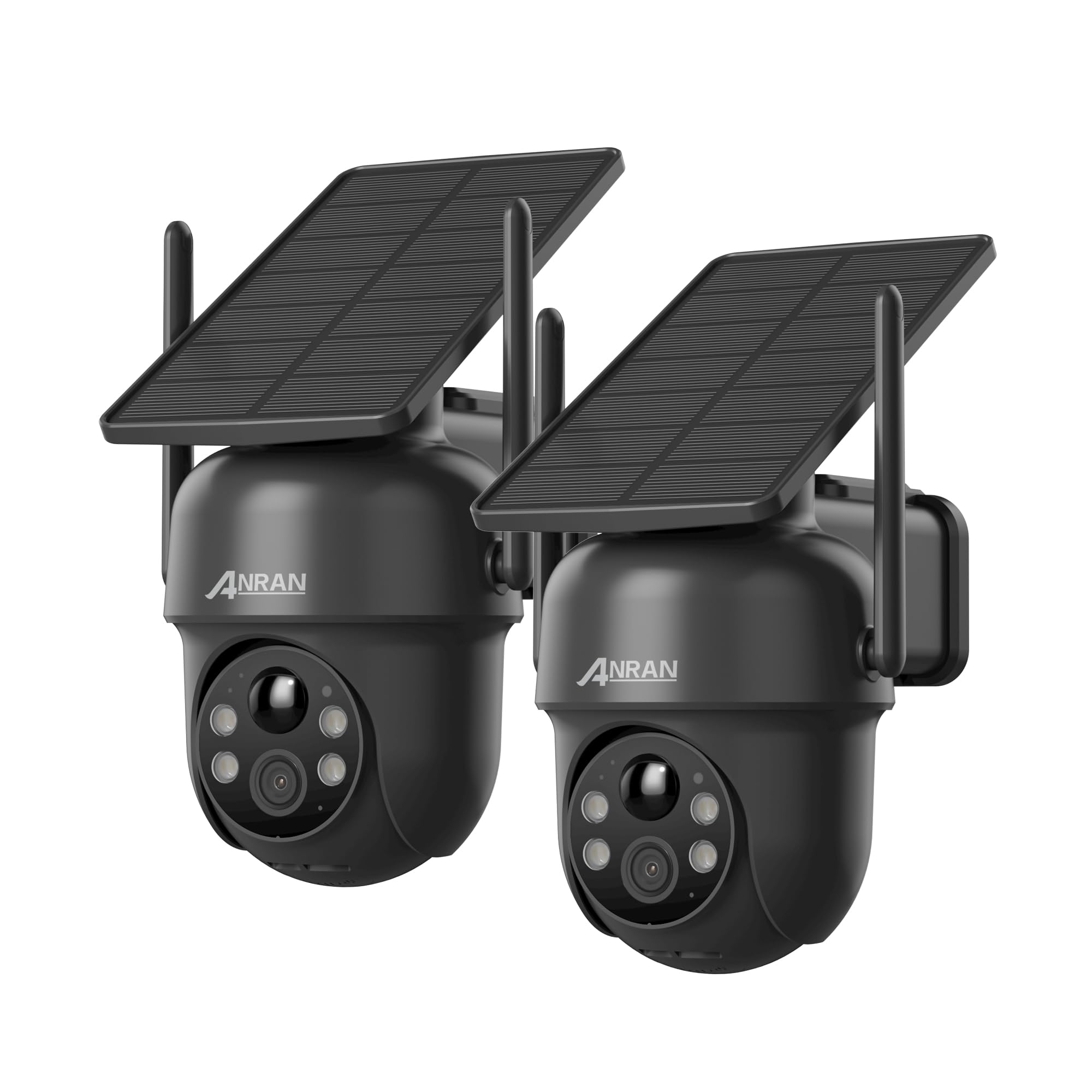 ANRAN 防犯カメラセット 500万画素 Amazon.co.jp: 【2カメラセット】ANRAN 屋外防犯カメラ ソーラー式