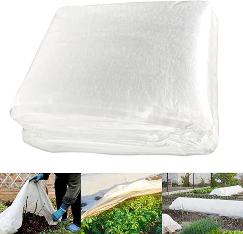CIFOVALE Cubiertas para plantas, protección contra la congelación, 10 pies x 30 pies, 1.03 ozyd, mantas flotantes para hileras de jardín, tela para