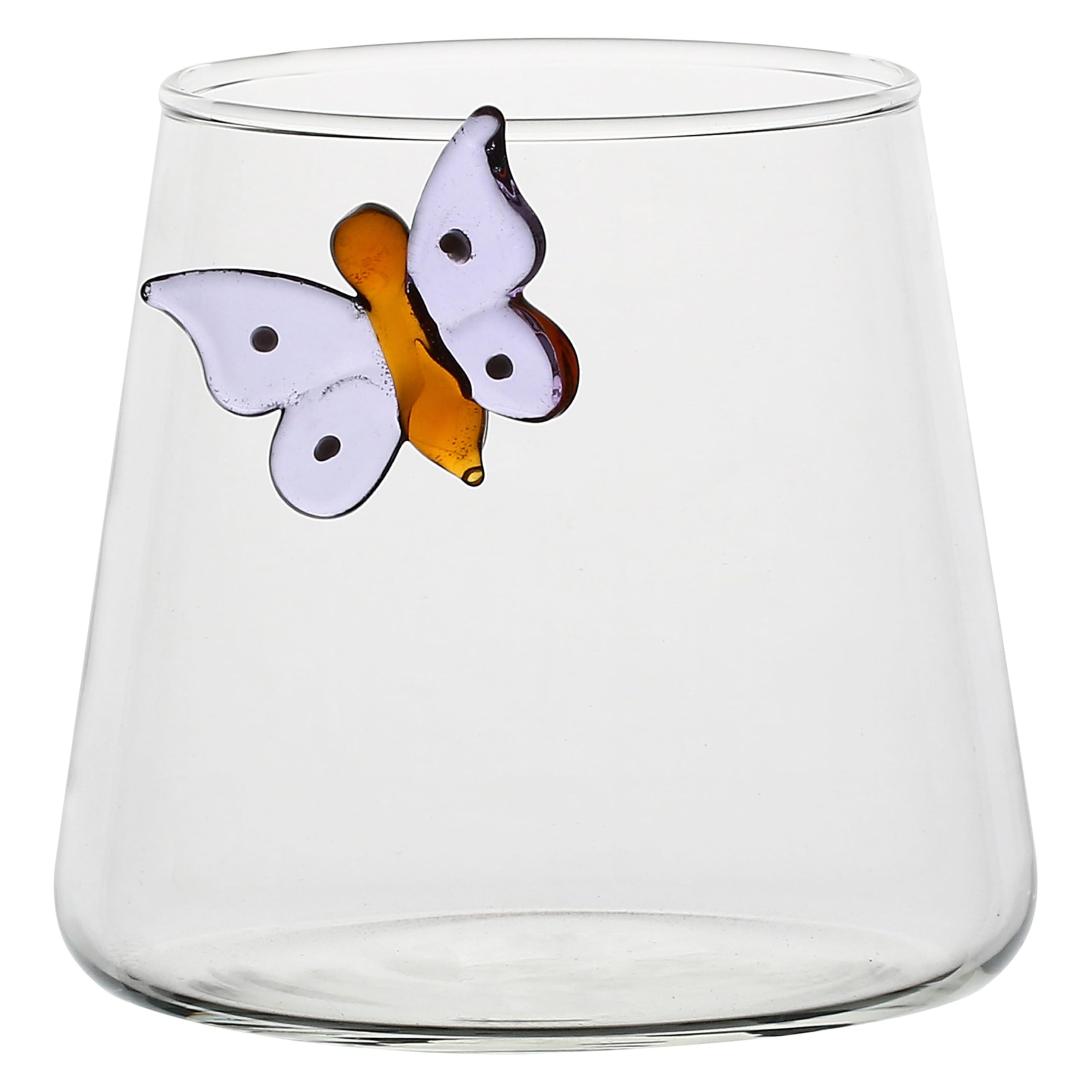 THUN Set 2 Bicchieri Bibita Incanto di Primavera, Borosilicato, 400 ml