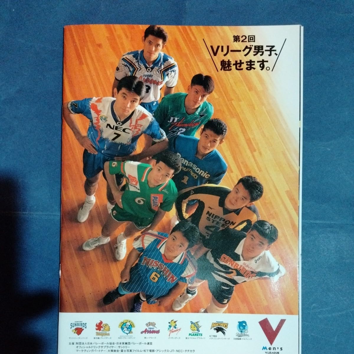 Amazon.co.jp: バレーボー 第2回Vリーグ男子 プログラム 中垣内 泉川 