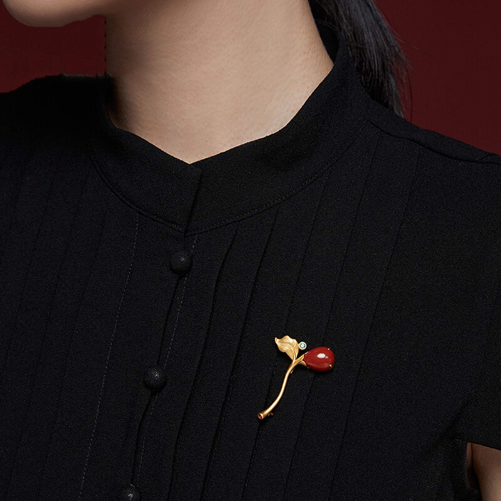 Spilla Decorativa Spille antiche graziose ed Eleganti Spille Classiche in Argento 925 da Donna Accessori per Corpetti Spille per Giacche Cheongsam Regali culturali e Crea