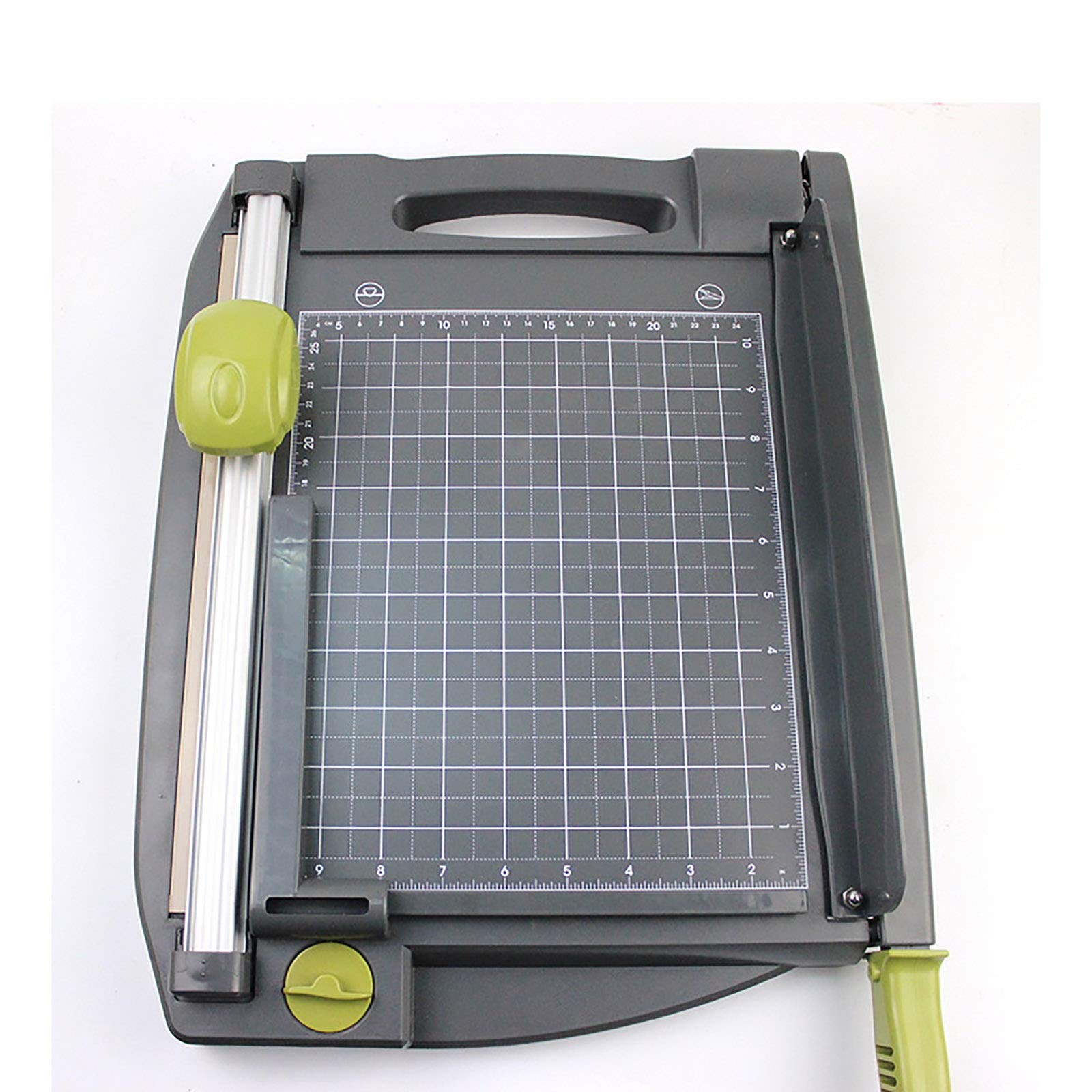 Papierschneider, Multifunktionaler Manueller Papierschneider, A4, Guillotine-Schneider, Papierschneider, Visitenkarten-, Karten-, Fotoschneider (Schwarz, 31 X 25,4 cm) (Schwarz, 31 X 25,4 cm)
