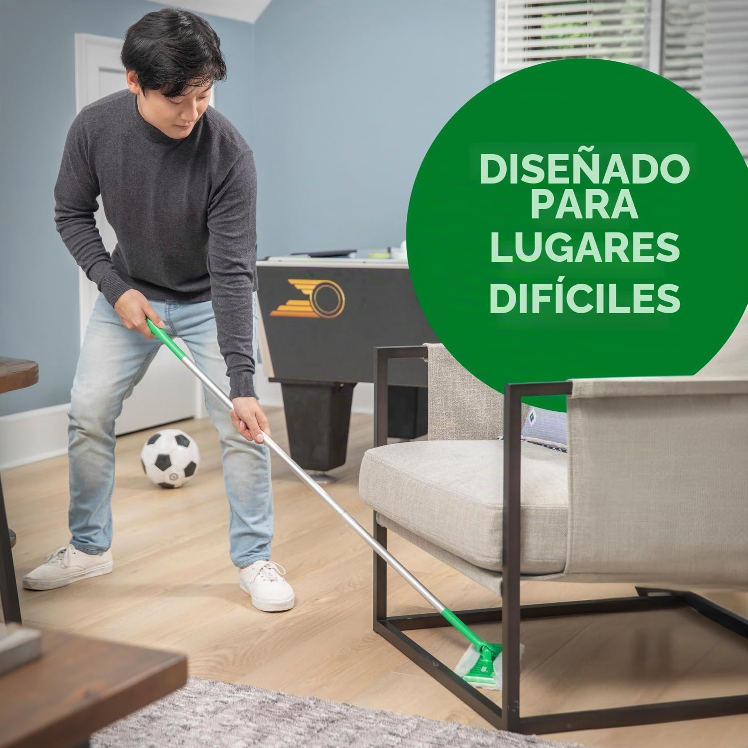 Swiffer Juego de Limpieza de Suelos, Ideal para Limpieza en seco o húmedo, Incluye 1 mopa y 19 recambios
