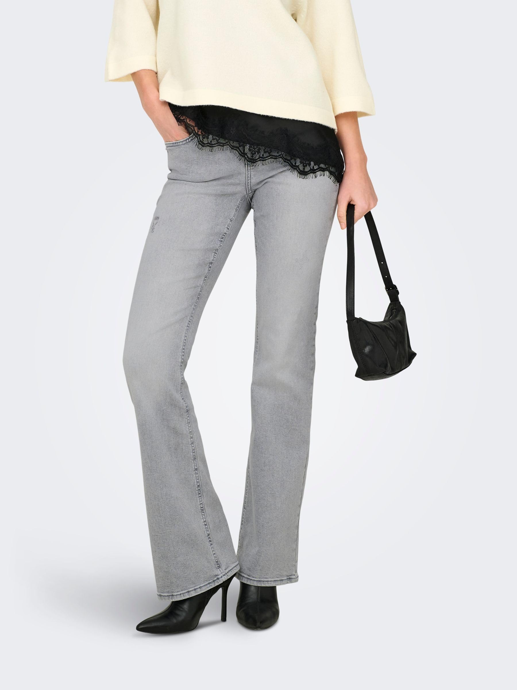 ONLY - Onlblush Mid Waist Flared DNM Rea1099, Onlblush Mid Waist Flared DNM Rea1099 Donna