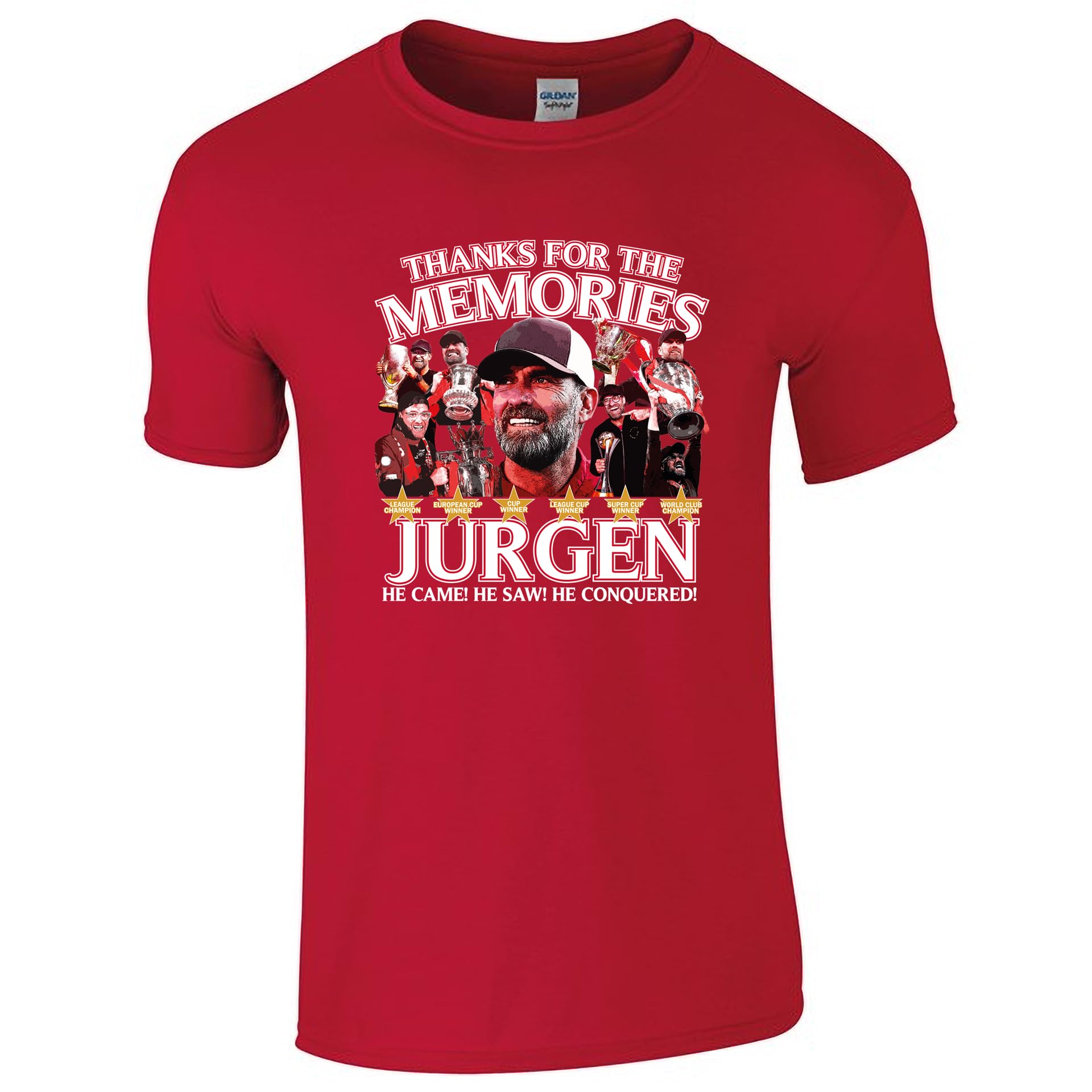 Partisan Red Liverpool Klopp T-Shirt Kid's - Thanks For The Memories! (Uk, Age, 12 Years, 14 Years, Regular, Cotton)