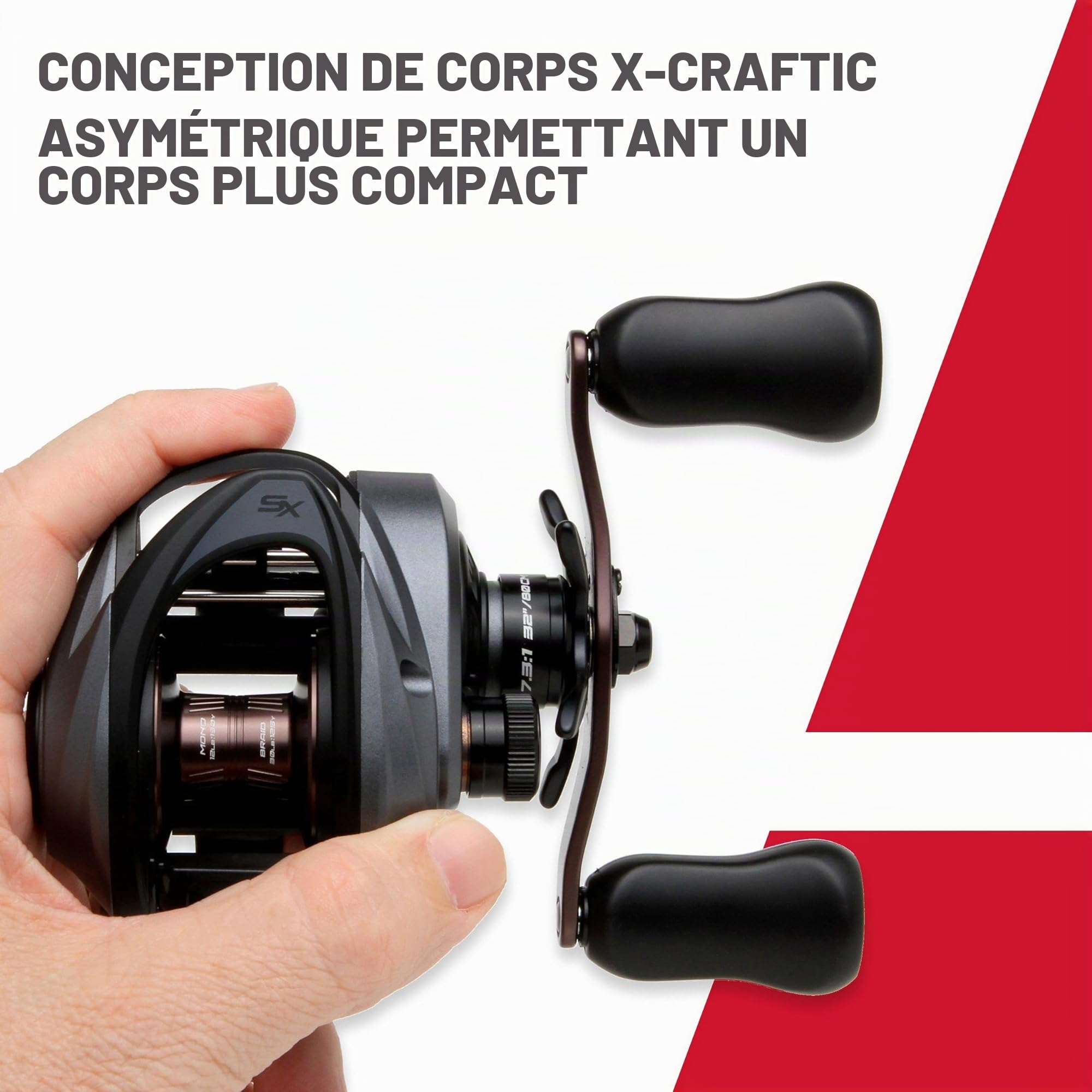 Abu Garcia Revo SX Moulinet à Profil Bas