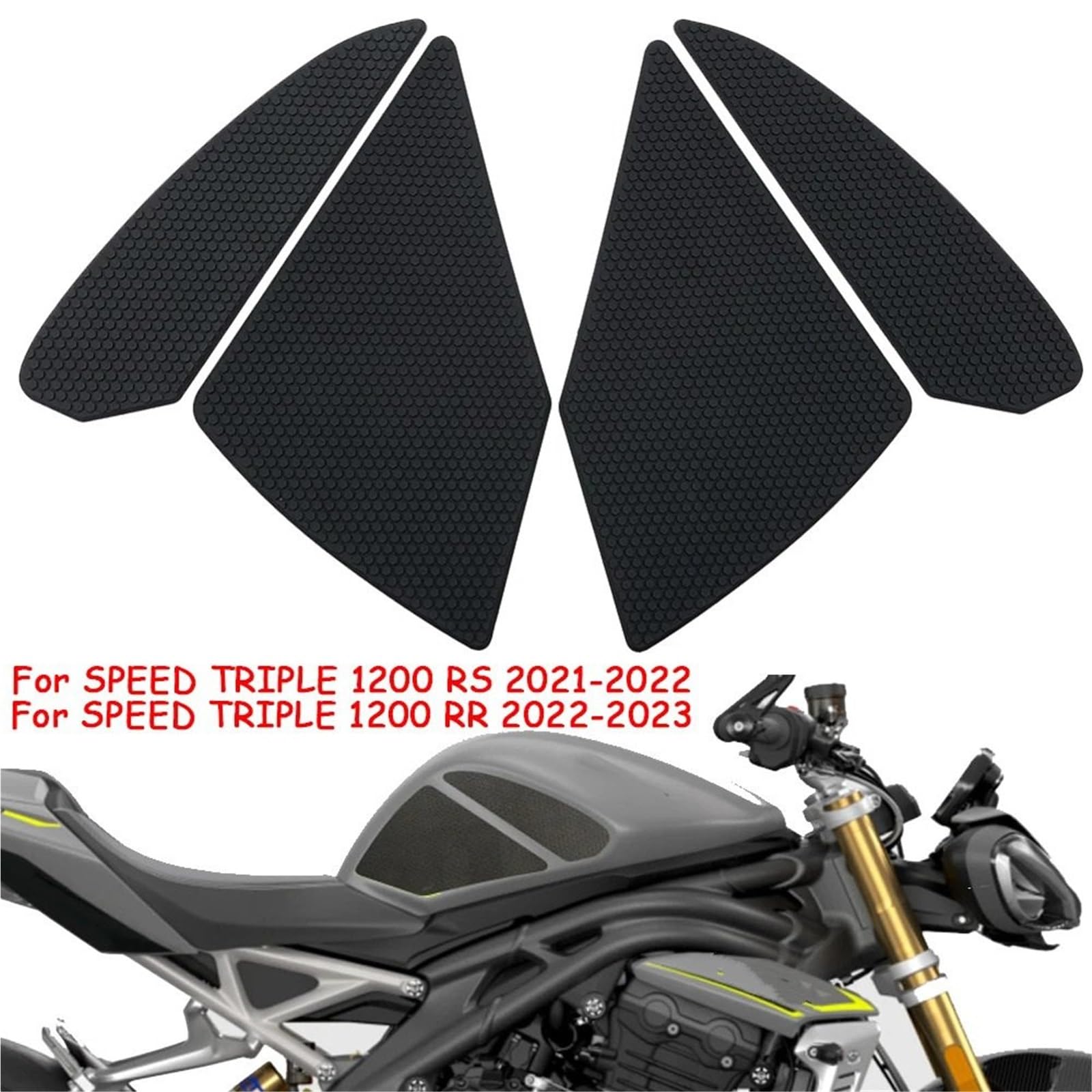 Przednia Osłona Chłodnicy Do Triumph Speed Triple 1200 RR RS | 2021-2023 Osłona zbiornika motocykla Motocykl Przednia Osłona Chłodnicy