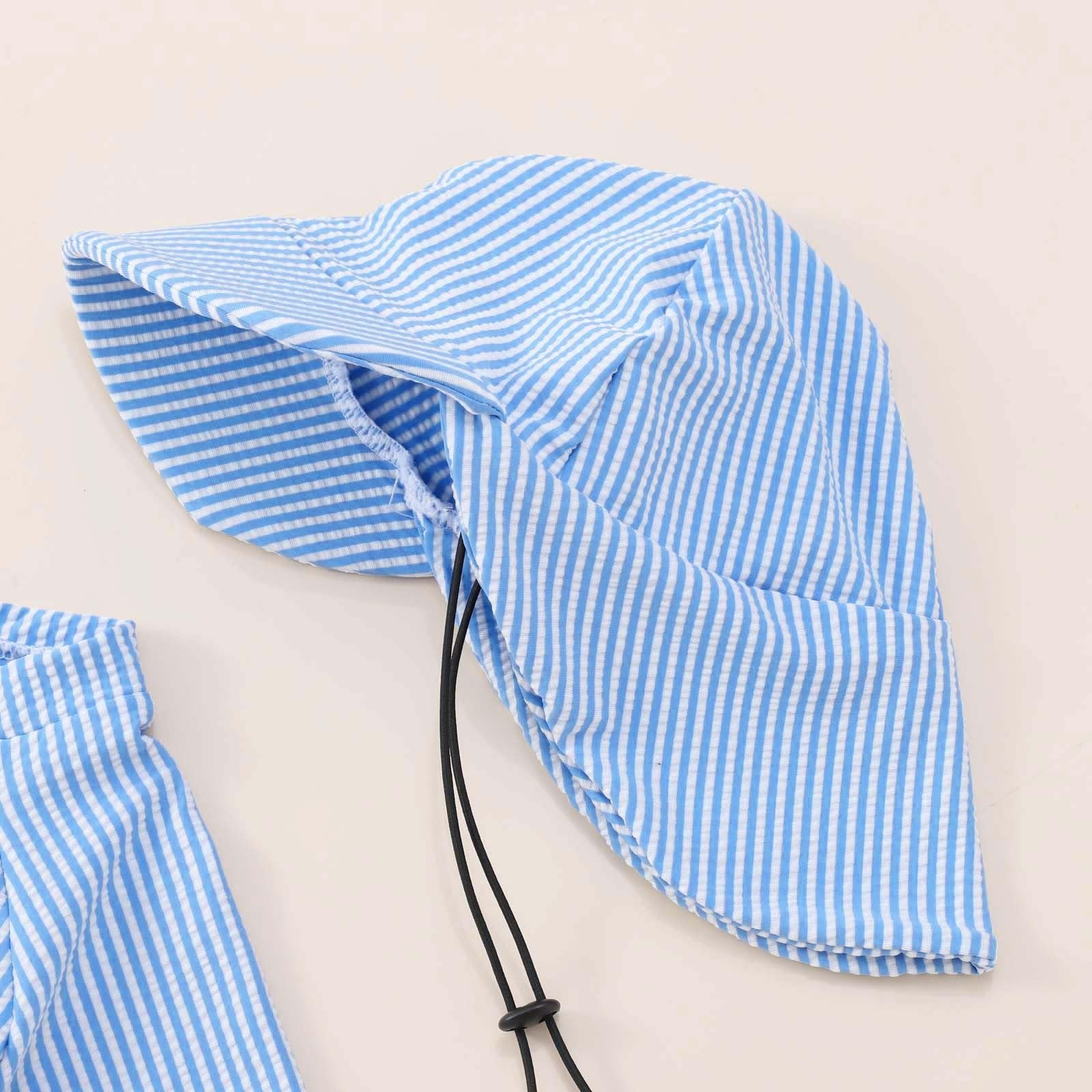 Générique Maillot de Bain bébé garçon Bonnet intégré Natation Plage été Piscine Tout-Petits 0-3 Ans Confortable Respirant