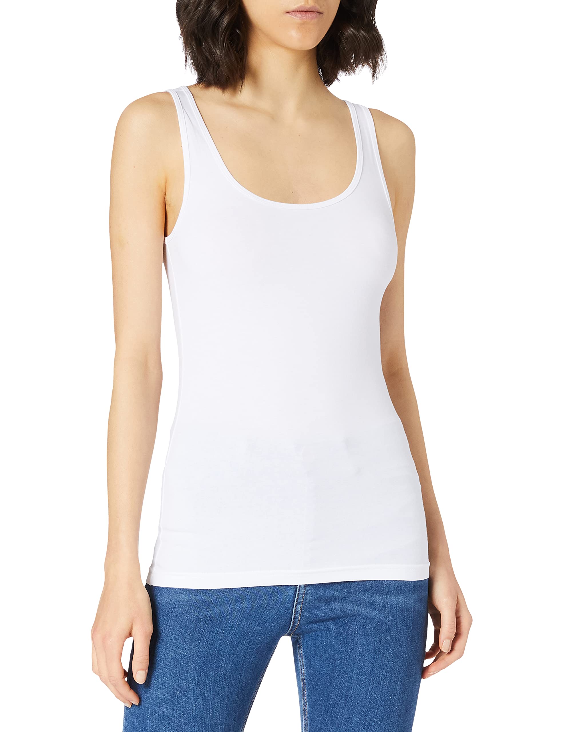 Q/S designed by - s.Oliver Women's 510.11.899.12.102.2058277 T-Shirt, Weiß (0100), L